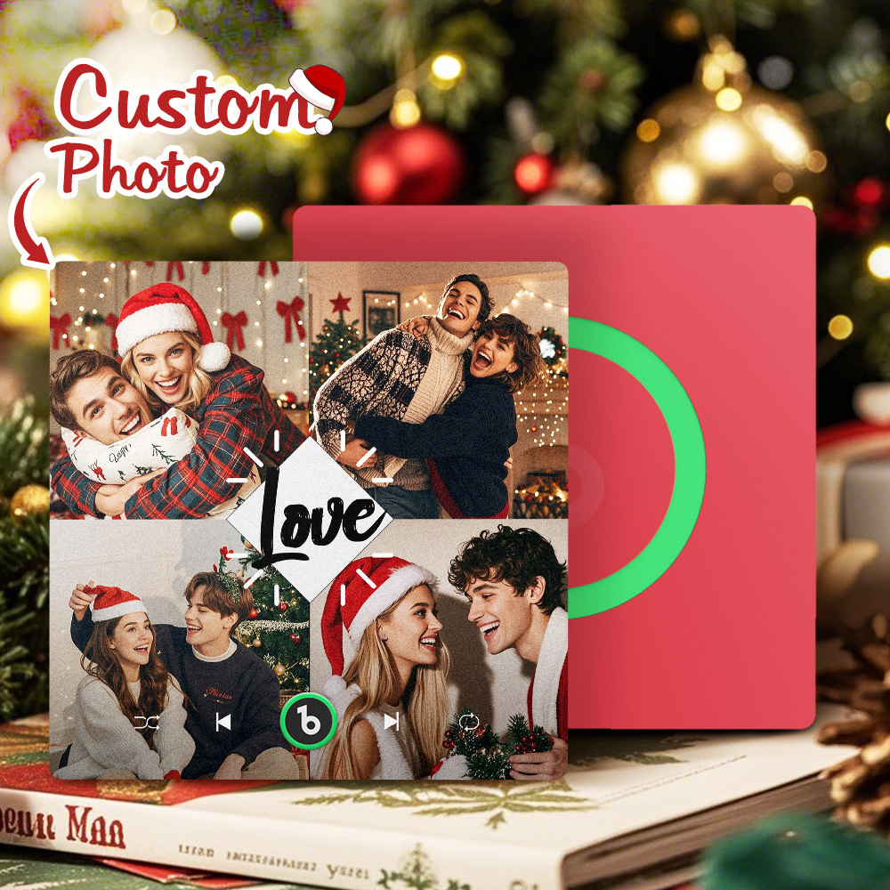 カスタム音楽冷蔵庫用マグネット カスタム写真冷蔵庫用マグネット 恋人への記念日ギフト - MademineJP