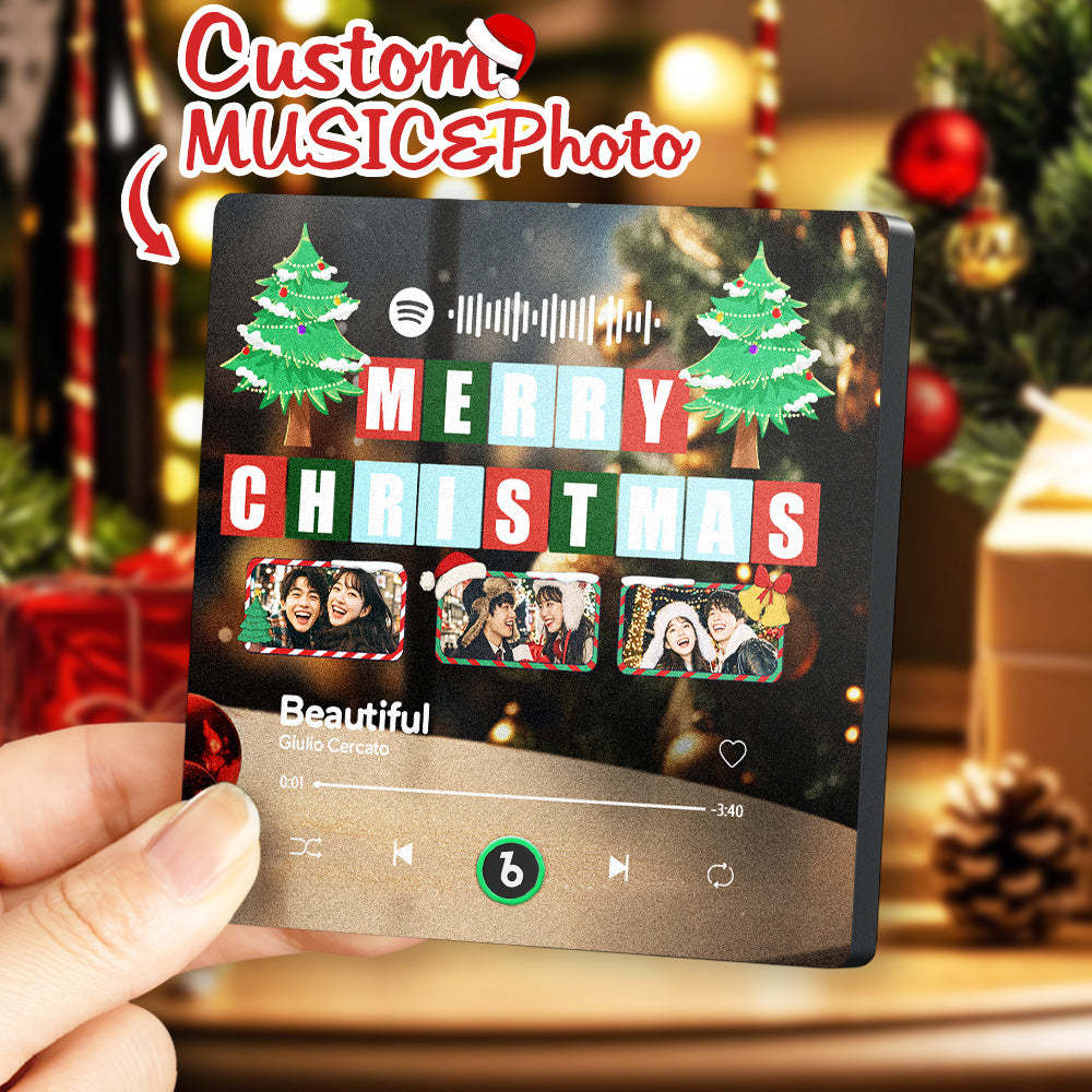 音楽冷蔵庫用マグネット クリスマス冷蔵庫用マグネット 音楽愛好家に最適 -