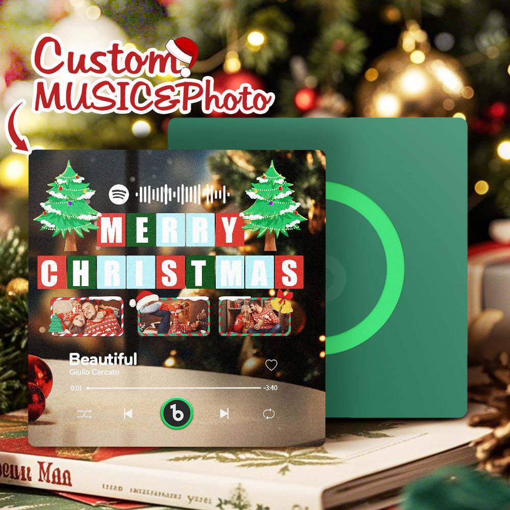 音楽冷蔵庫用マグネット クリスマス冷蔵庫用マグネット 音楽愛好家に最適 -