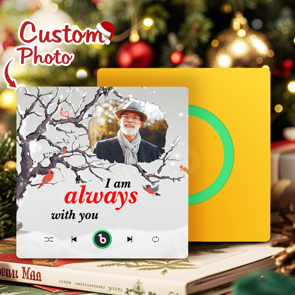 カスタムメモリアル磁気冷蔵庫マグネット パーソナライズされた音楽冷蔵庫ステッカー カスタム音楽冷蔵庫マグネット - MademineJP