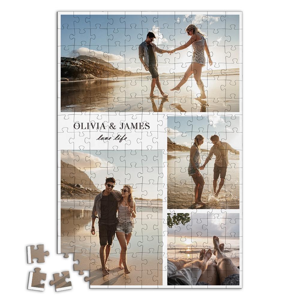 カスタマイズジグソーパズル―写真入り可能なオリジナルジグソーパズルDIYプレゼント- 35-500ピース-誕生日ギフト