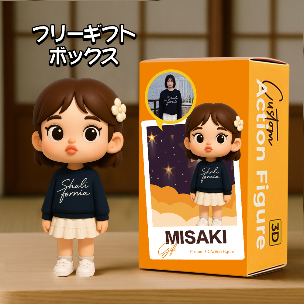 カスタムふくれっ面人形でサプライズプレゼントカスタムかわいいふくれっ面スタイルのおもちゃのフィギュア3dミニフィギュアパーソナライズされた写真ブラインドボックスお母さん、奥さん、ガールフレンド、娘、友人へのユニークなギフト-9