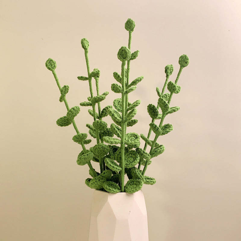 かぎ針編み花造花手作りの編み物-大切な人へのプレゼント