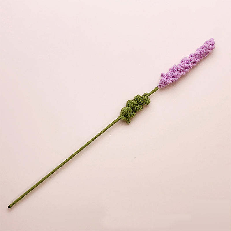 かぎ針編み花ラベンダー手編みプレゼント