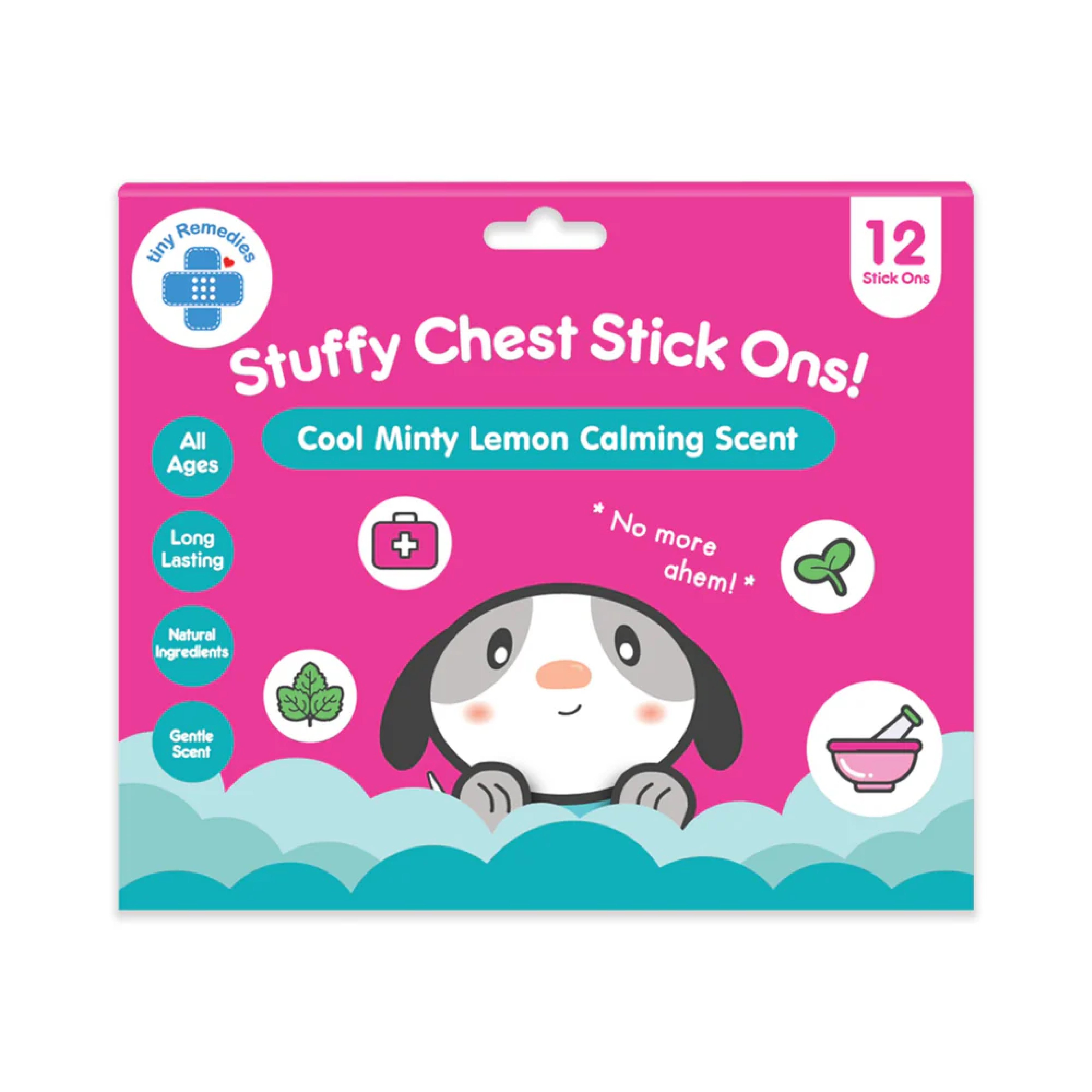 Tiny Buds Stuffy Chest Stick Ons 12s