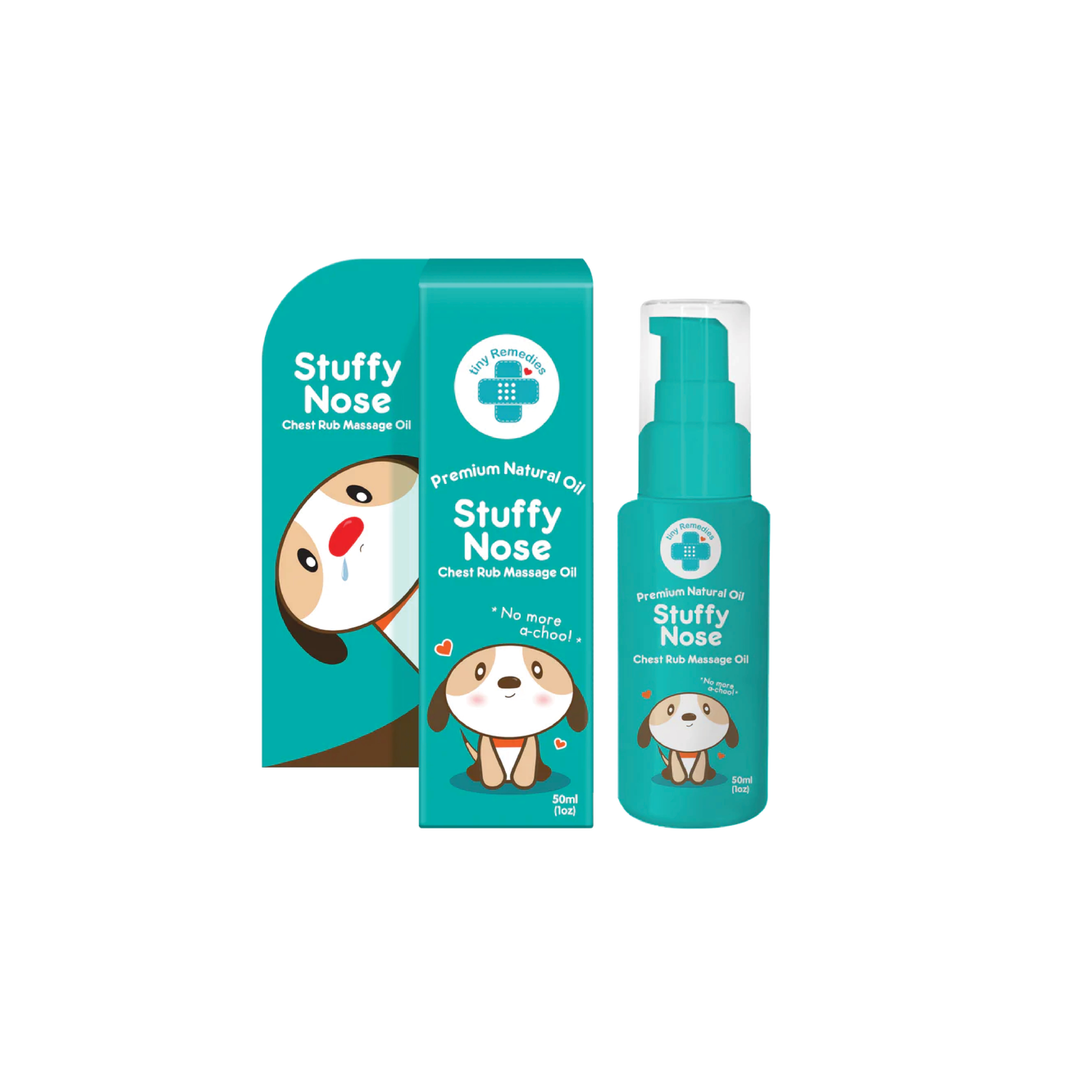 Tiny Buds Stuffy Nose Natural Baby Chest Rub Massage Oil 50ML