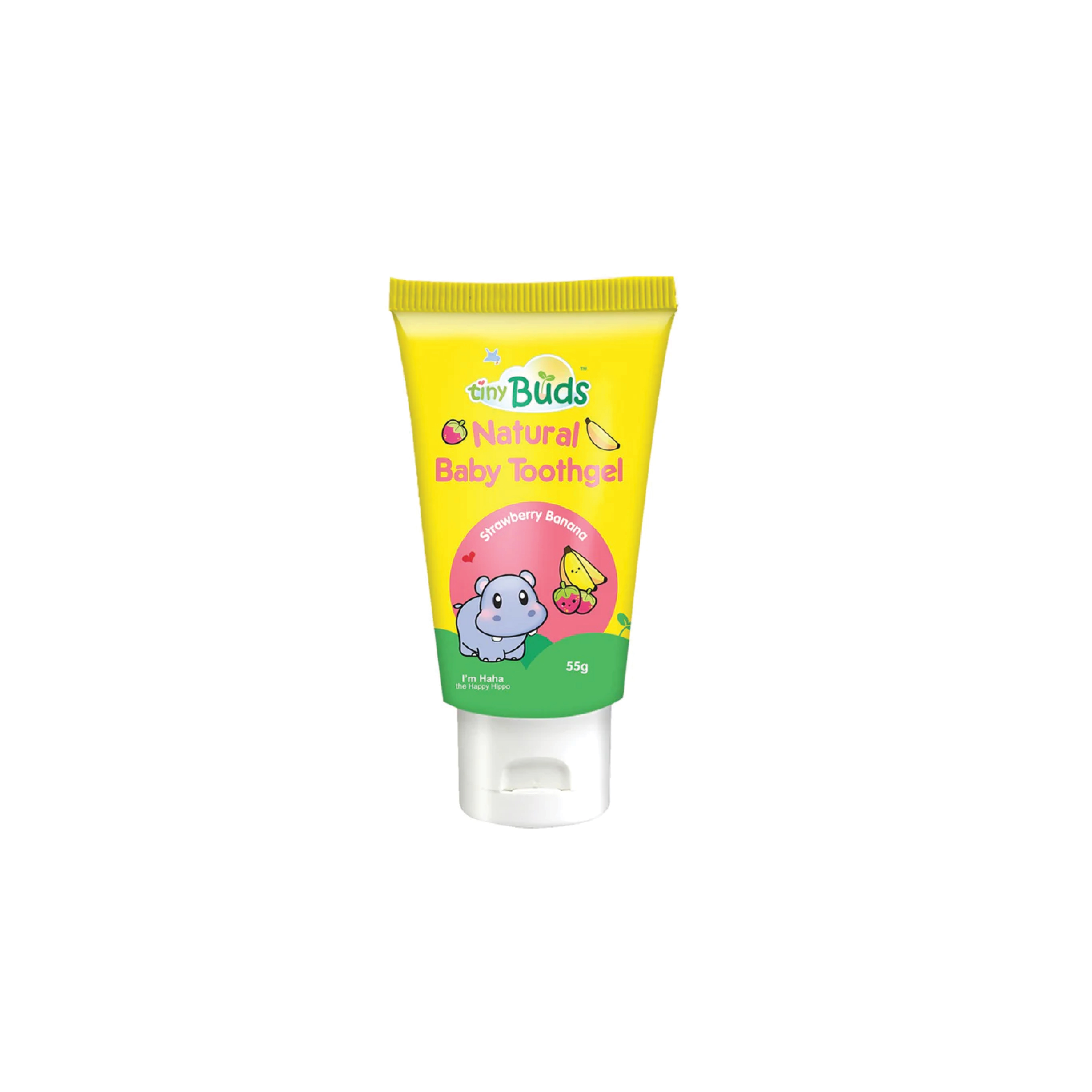 Tiny Buds Baby Toothgel Stage 1 - Strawberry Banana 55g