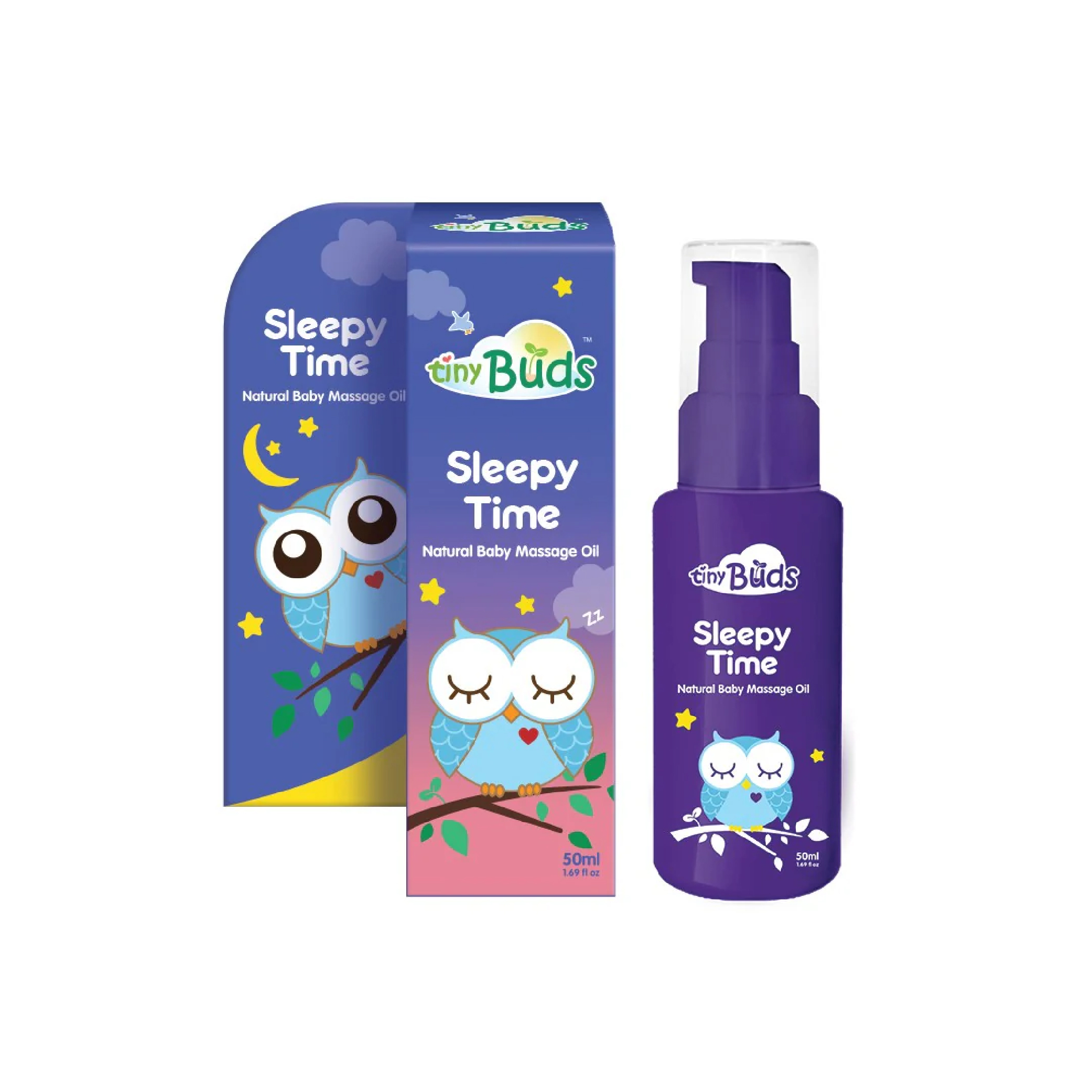 Tiny Buds Sleepy Time Natural Lavender Baby Oil (50ml)