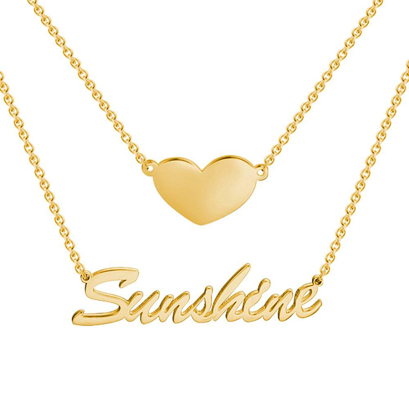 Two Layers Name Necklace image number 1
