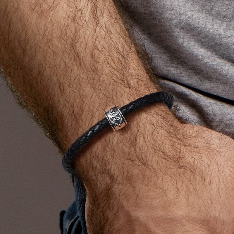 สร้อยข้อมือจี้รูปเทวดาและหัวใจเผาไหม้ image number 3