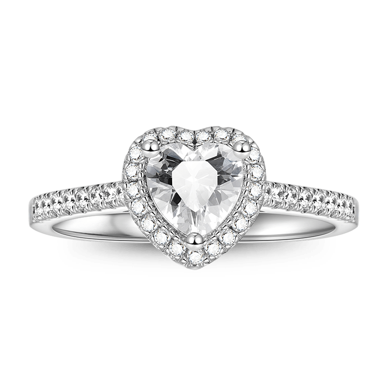 แหวนหัวใจเปล่งประกาย image number 0