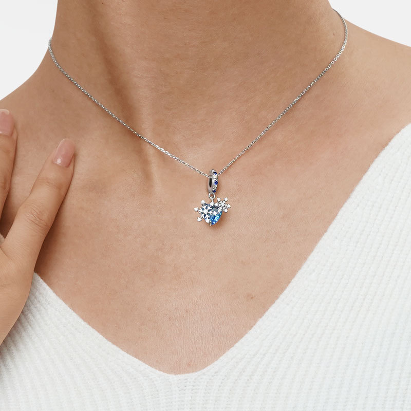 จี้หัวใจรูปเกล็ดหิมะ image number 5