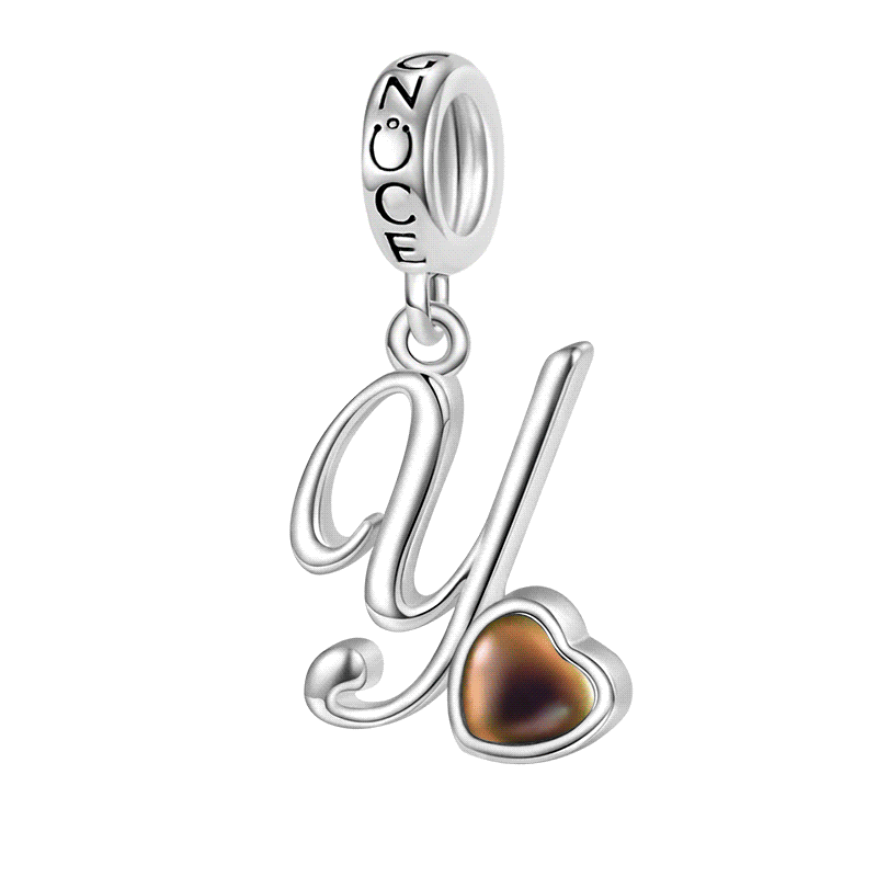Initial Letter Mood Pendant image number 0