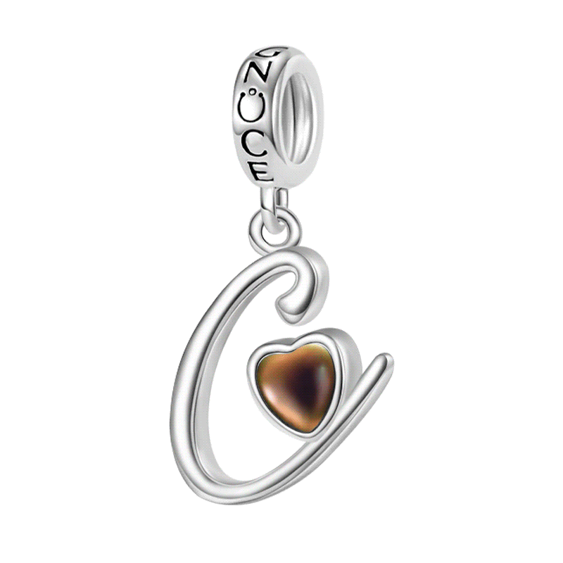 Initial Letter Mood Pendant image number 0