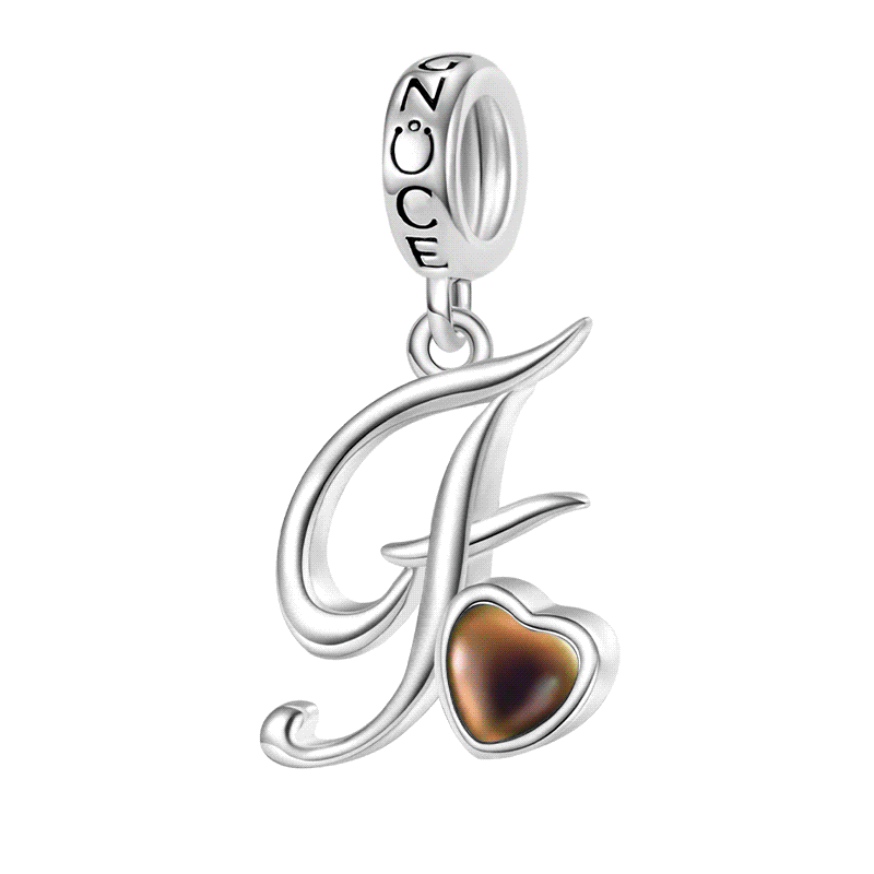 Initial Letter Mood Pendant image number 0