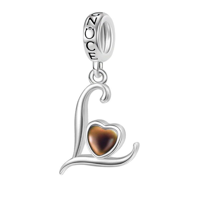 Initial Letter Mood Pendant image number 0