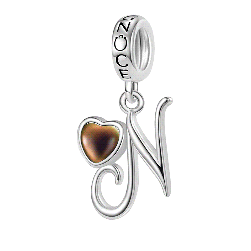 Initial Letter Mood Pendant image number 0
