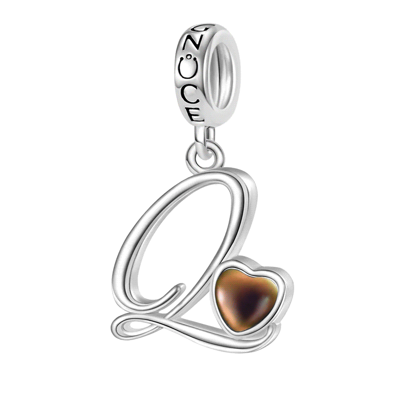 Initial Letter Mood Pendant image number 0