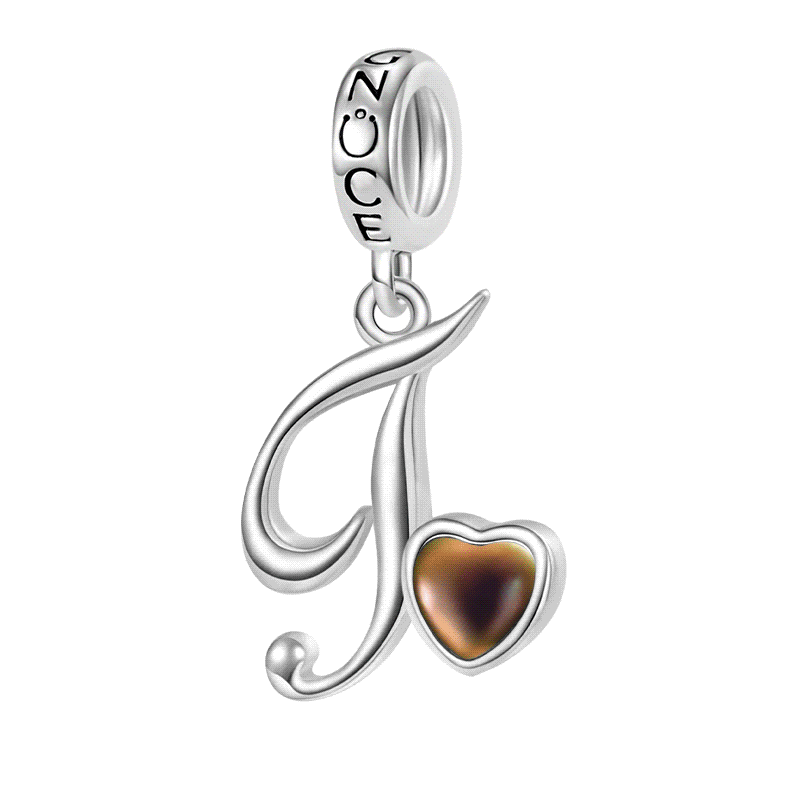 Initial Letter Mood Pendant image number 0