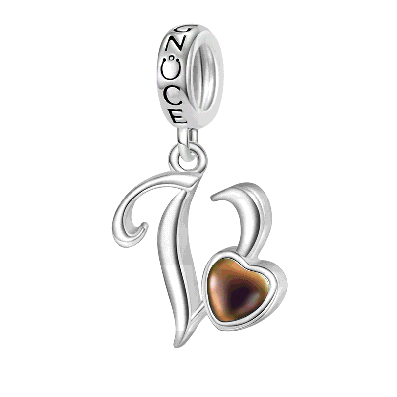 Initial Letter Mood Pendant image number 0