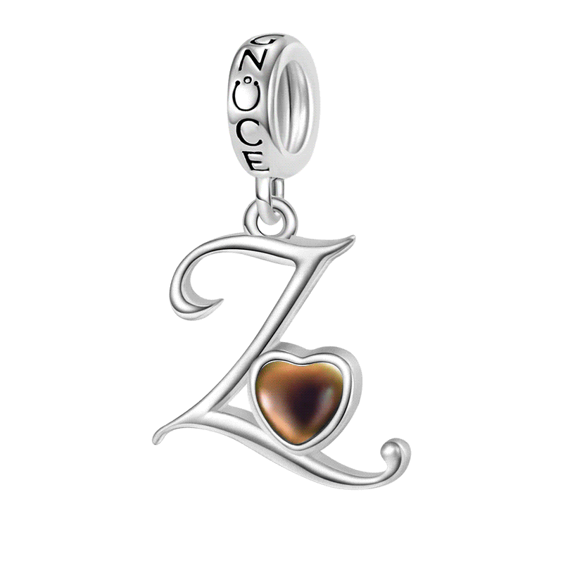 Initial Letter Mood Pendant image number 0