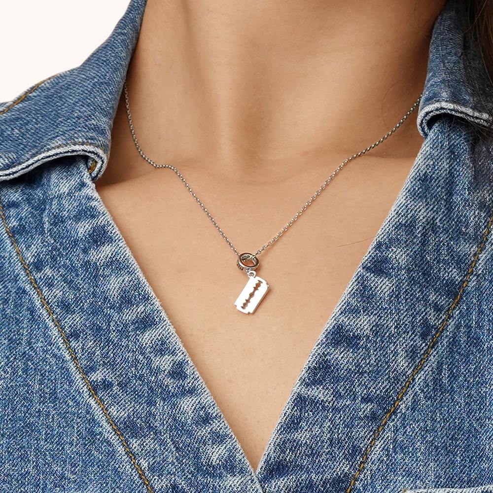 

จี้มีดโกนฮิปฮอปประดับเพชร image number 6