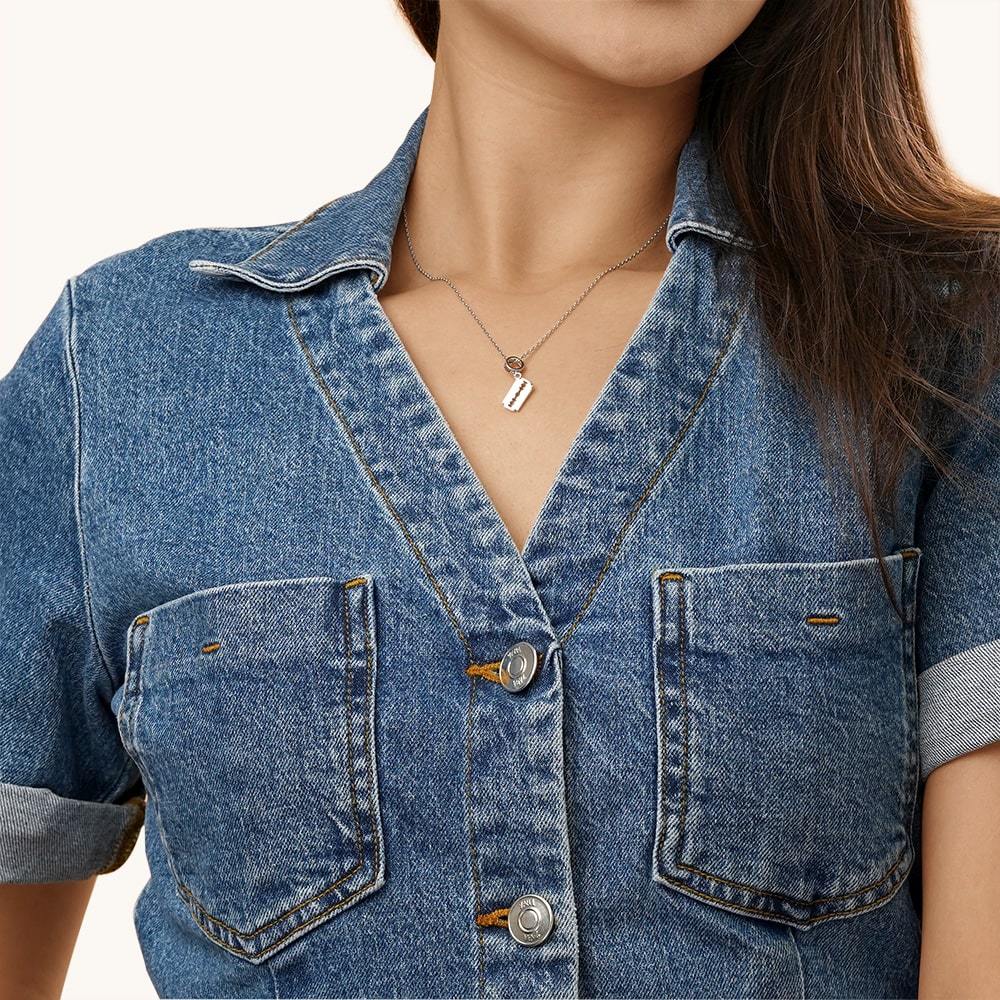 

จี้มีดโกนฮิปฮอปประดับเพชร image number 5