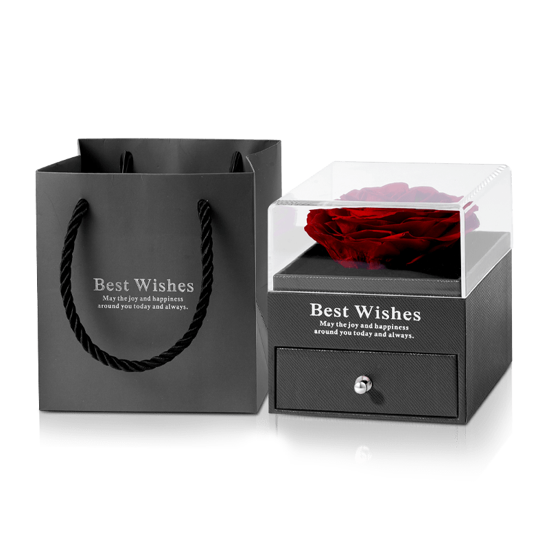 กล่องเครื่องประดับดอกกุหลาบอบแห้ง image number 1