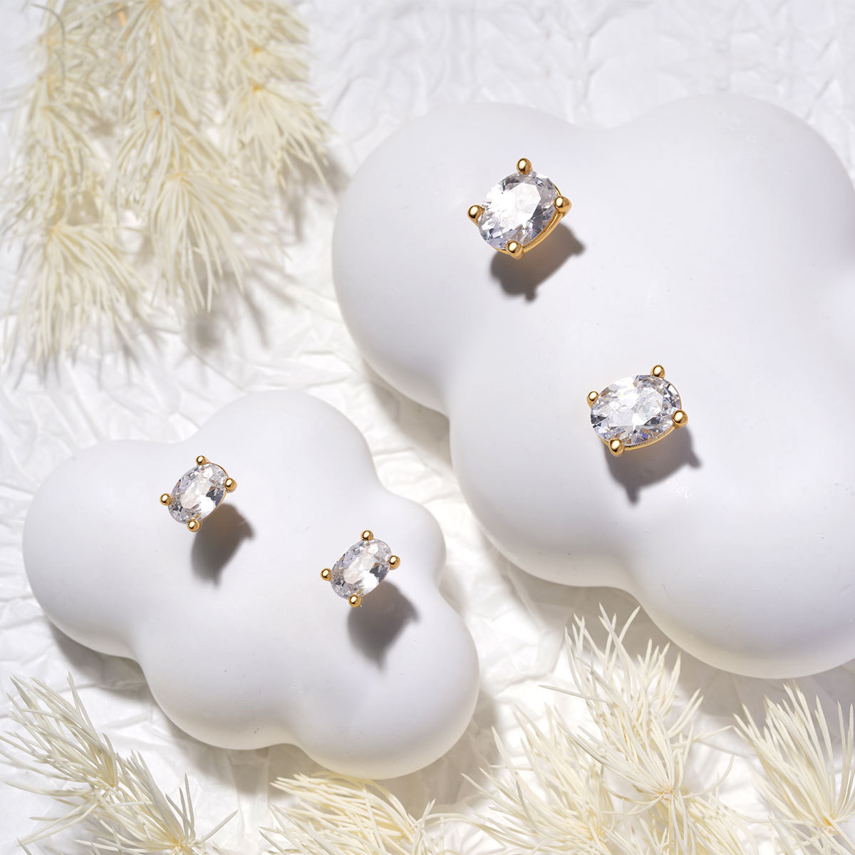 ต่างหูรูปไข่ image number 3