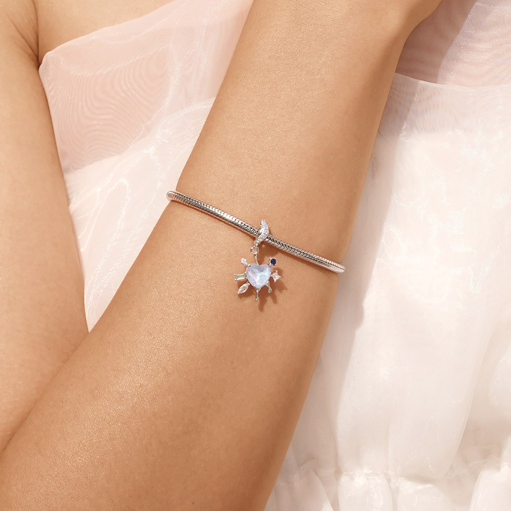 จี้หิมะรูปหัวใจ image number 6