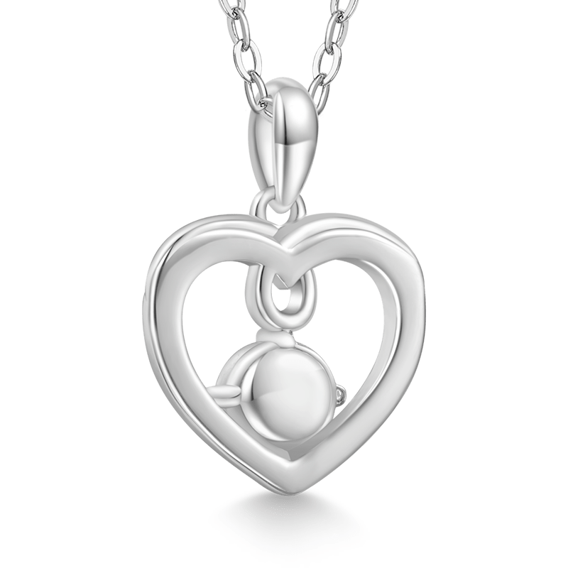 สร้อยคอไล่ระดับสีฟ้าประดับไข่มุก image number 1