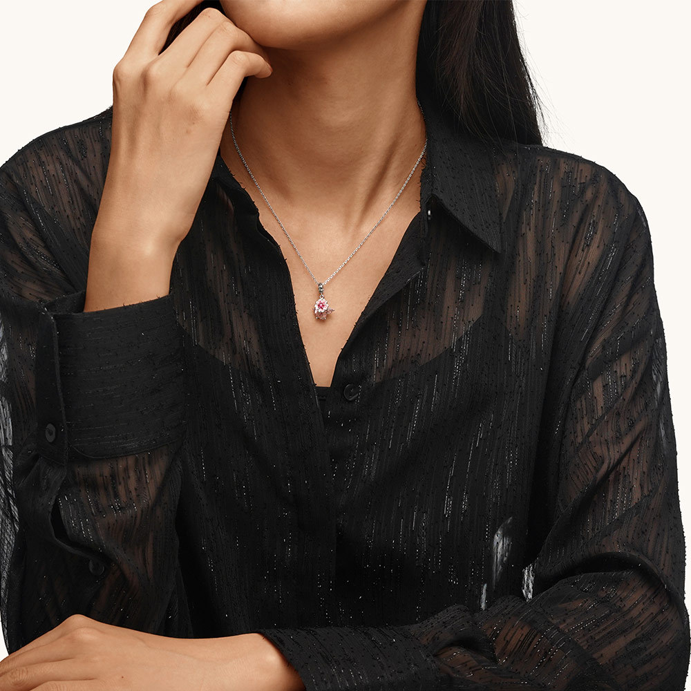 จี้กระต่ายซากุระสีชมพู image number 3