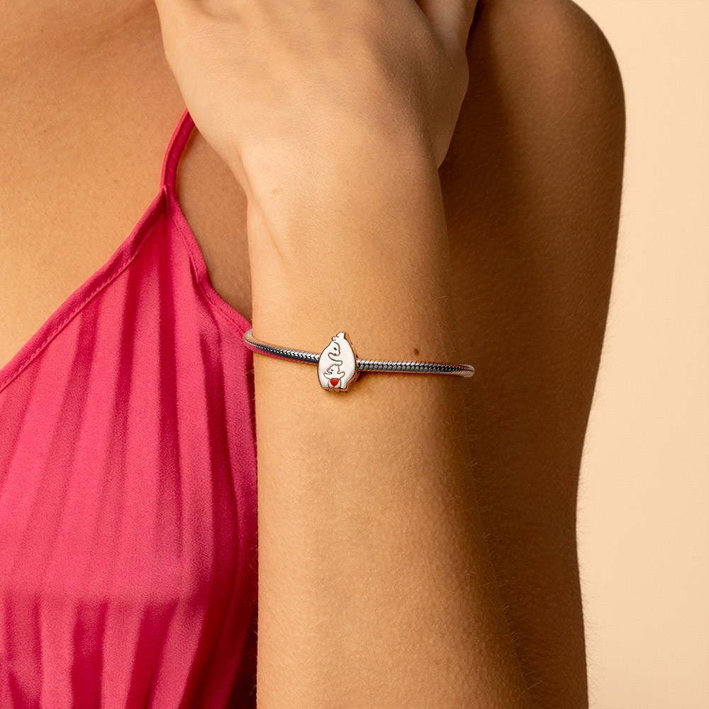 

จี้ตัวอักษรครอบครัวหมี image number 4