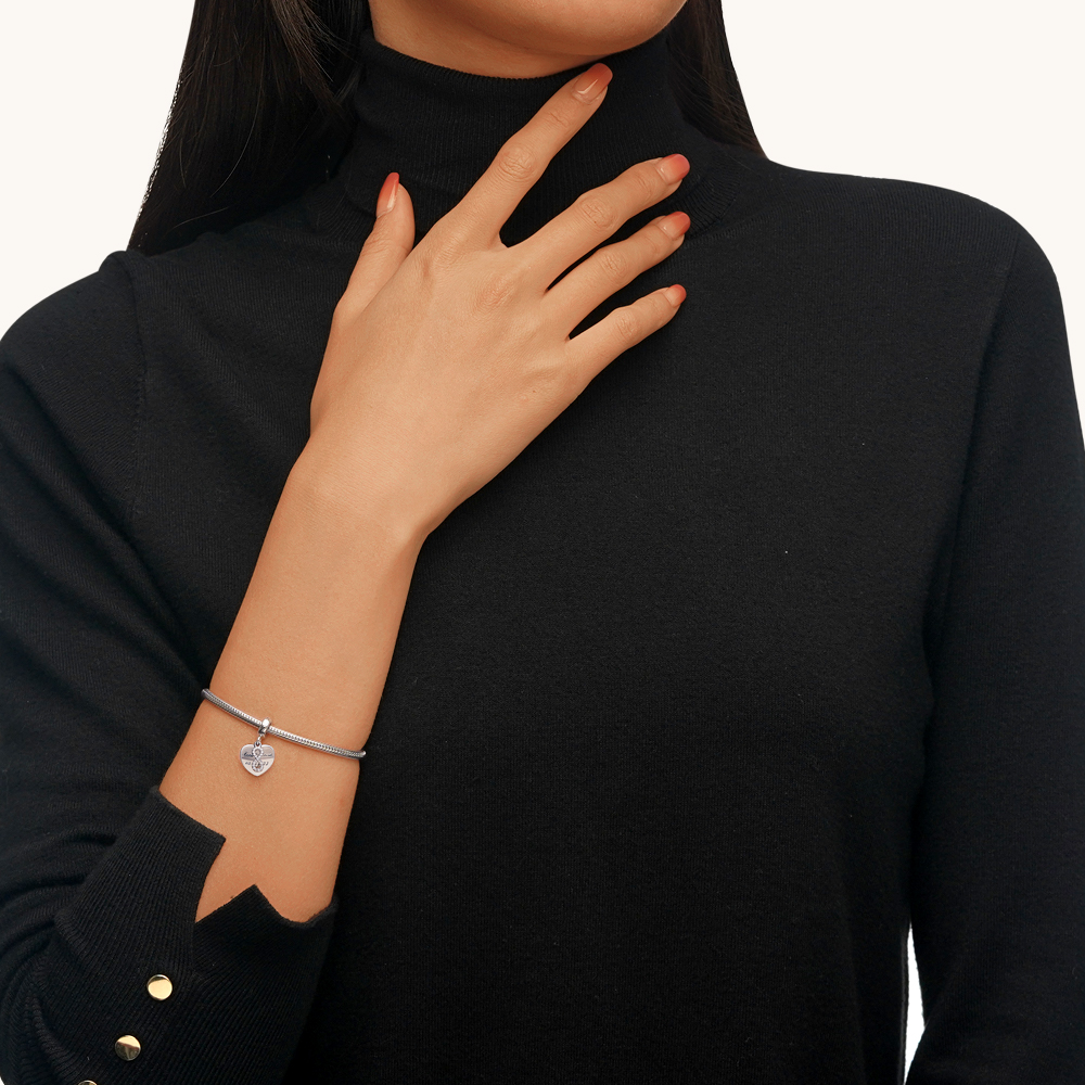 จี้รักไม่มีที่สิ้นสุดที่สามารถสลักได้ image number 1