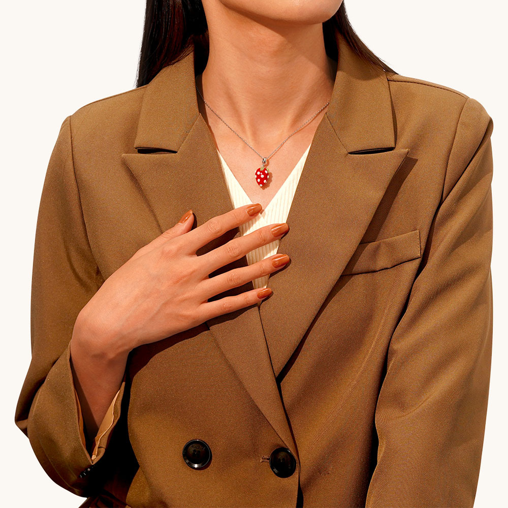 จี้สตรอว์เบอร์รี่ image number 3