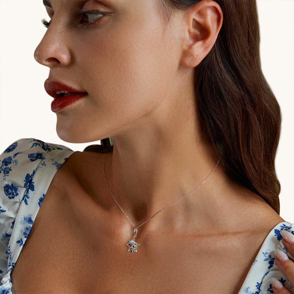 

จี้รูปนักบินอวกาศและดาว image number 5