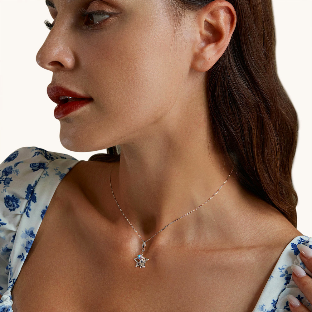 

จี้รูปนักบินอวกาศและดาว image number 5