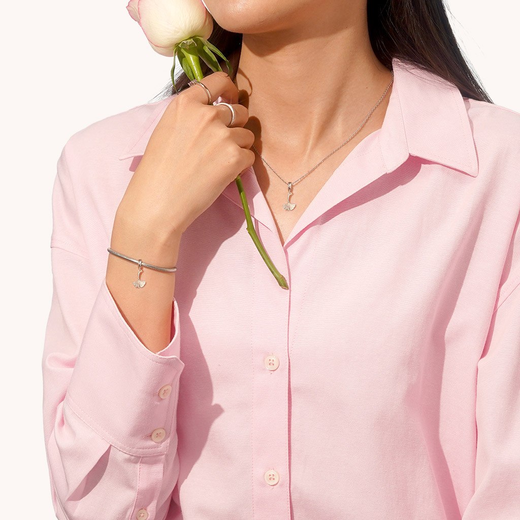 จี้ใบแปะก๊วย image number 4