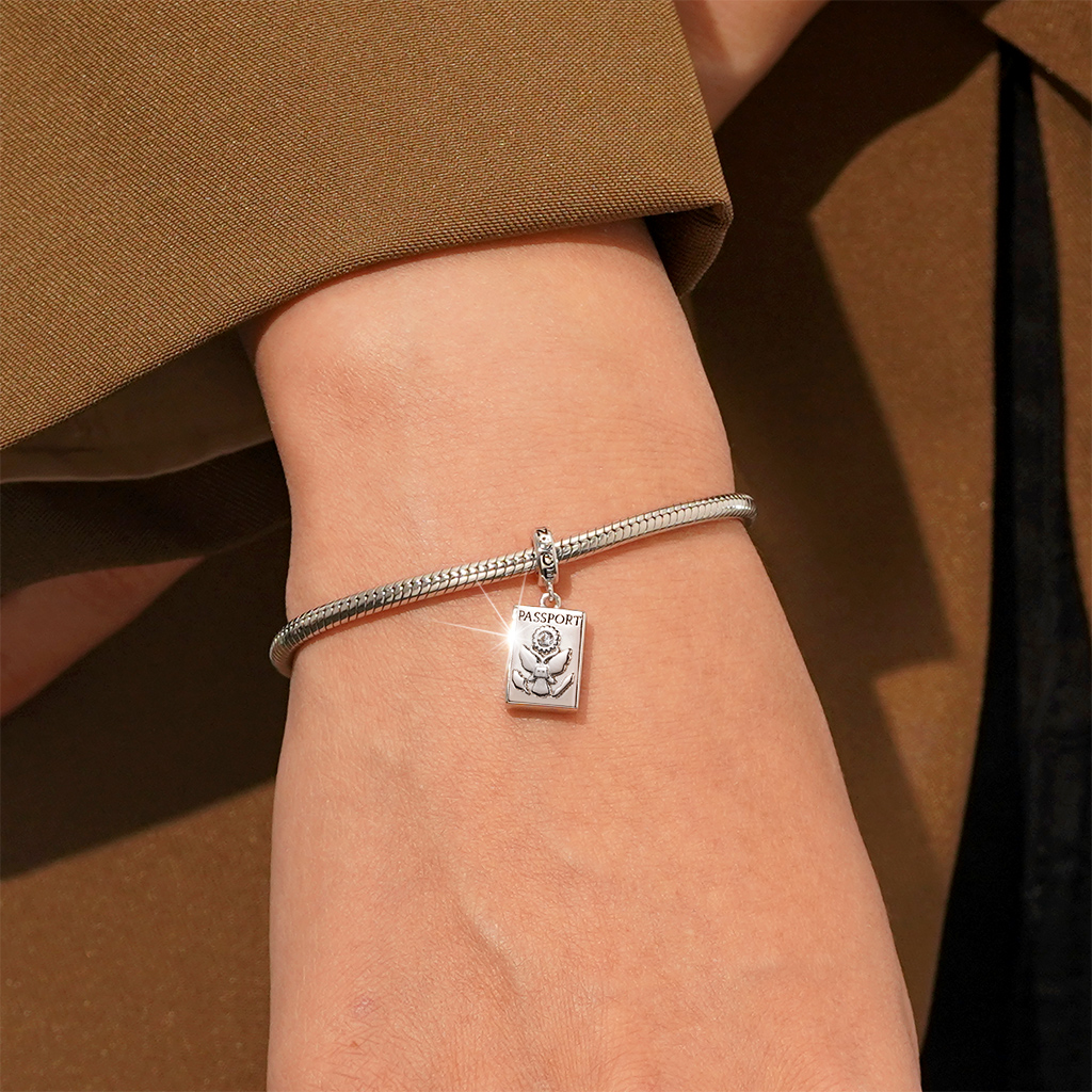 จี้รูปถ่ายส่วนตัวรูปแบบหนังสือเดินทาง image number 3