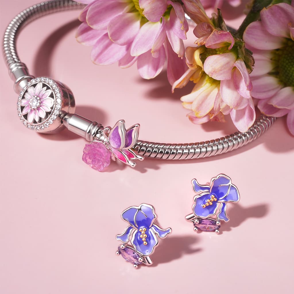 ต่างหูดอกไอริส image number 2