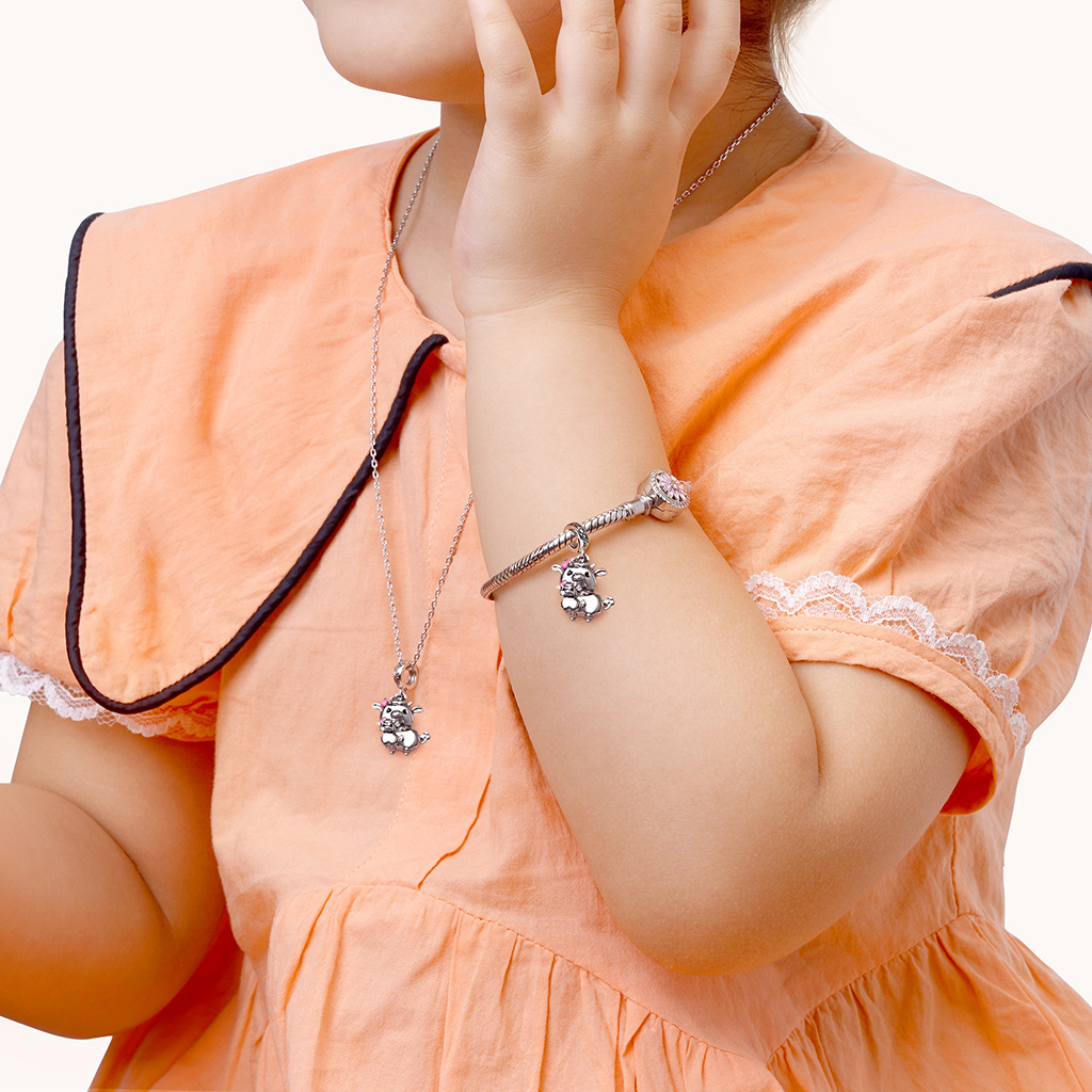 จี้วัวและลูกวัว image number 2