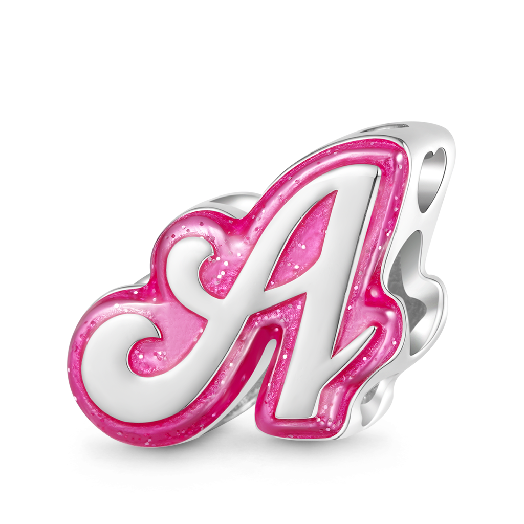 Barbie Pink Letter Charm image number 0