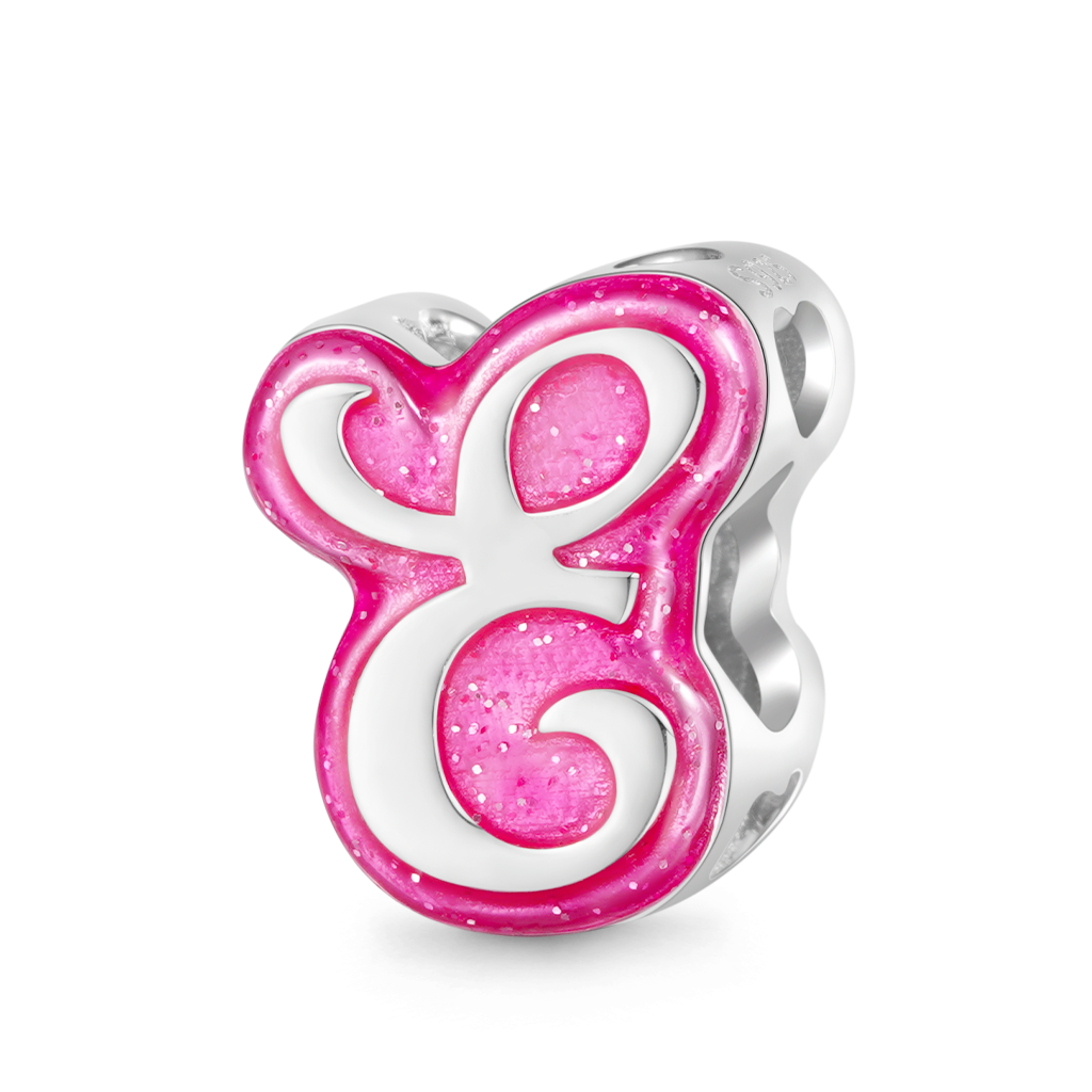 Barbie Pink Letter Charm image number 0