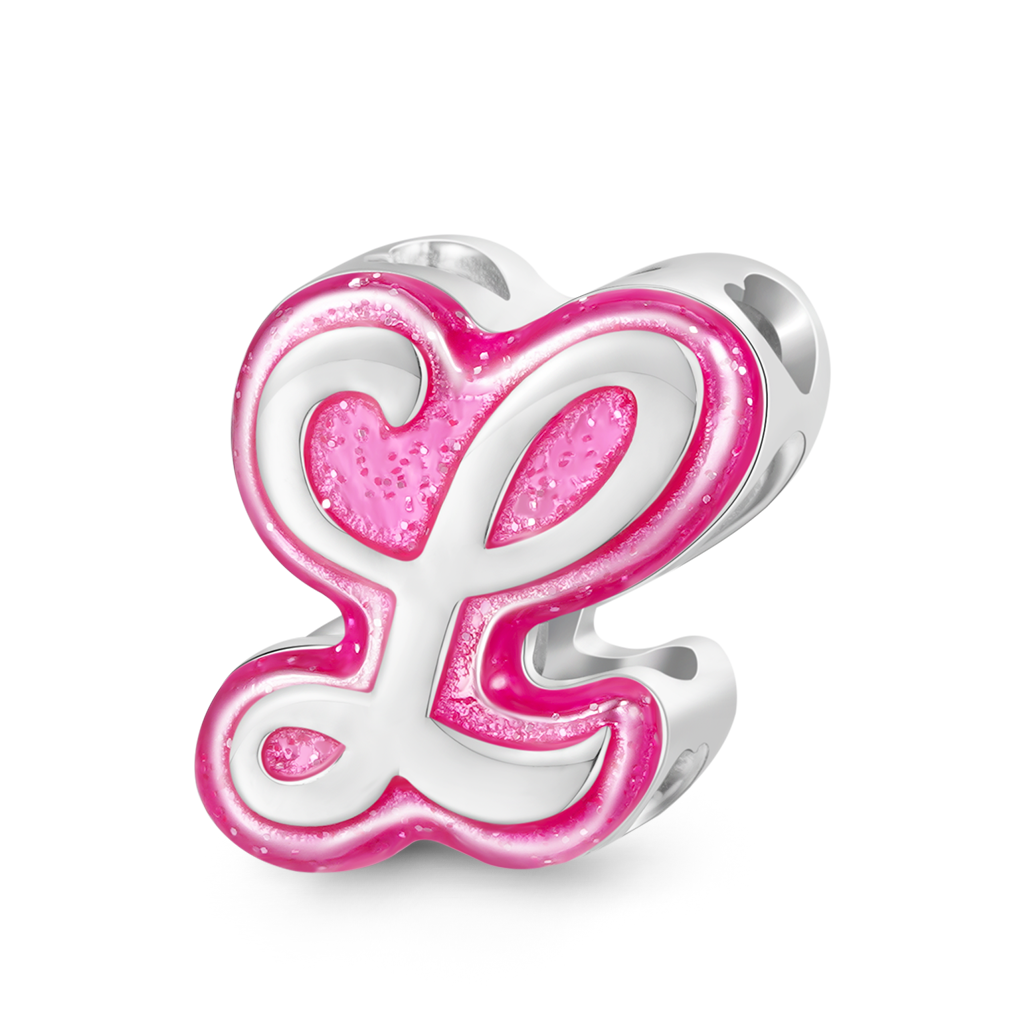 Barbie Pink Letter Charm image number 0
