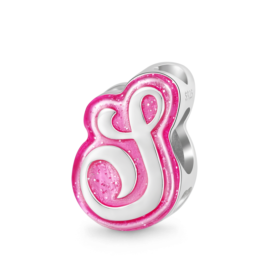 Barbie Pink Letter Charm image number 0