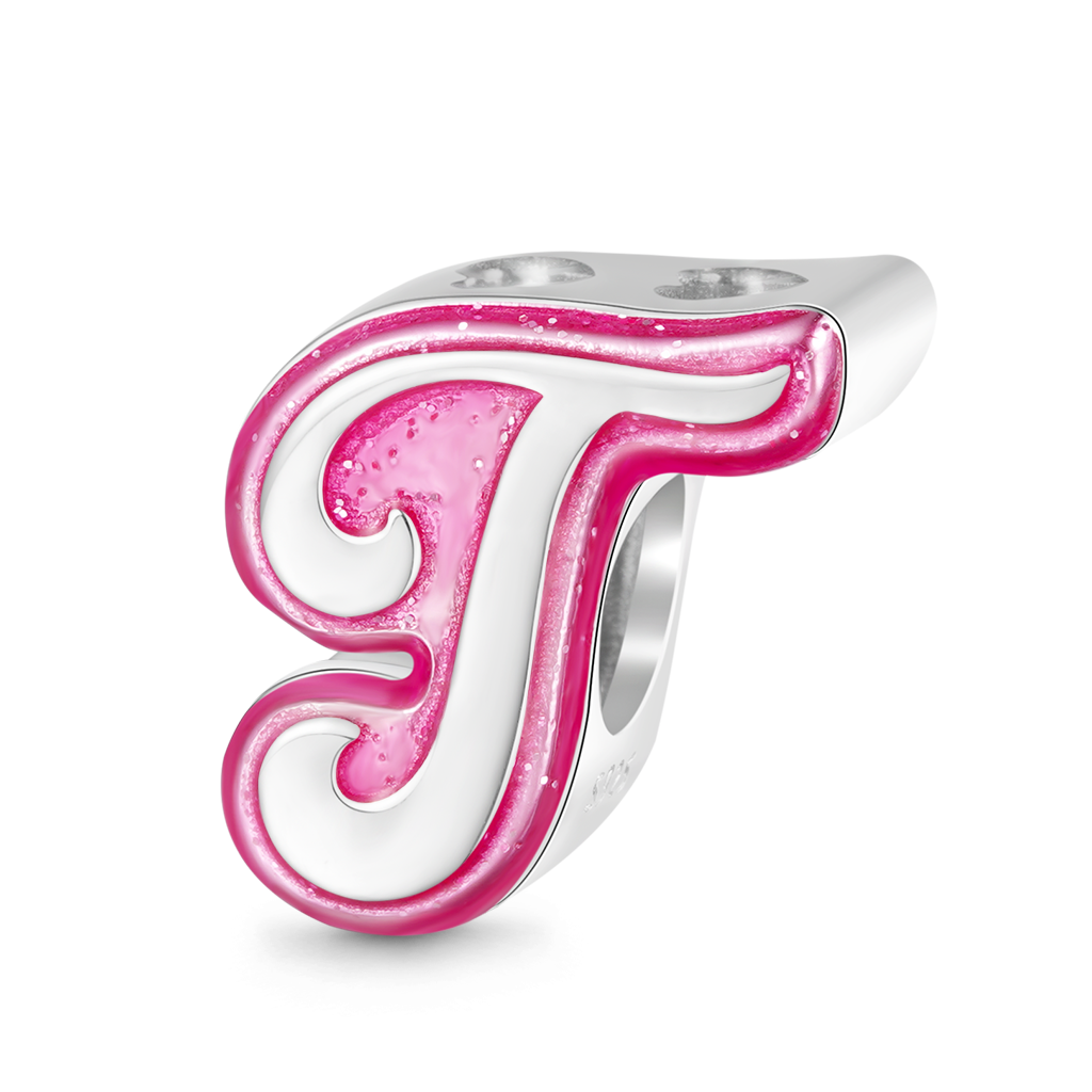 Barbie Pink Letter Charm image number 0