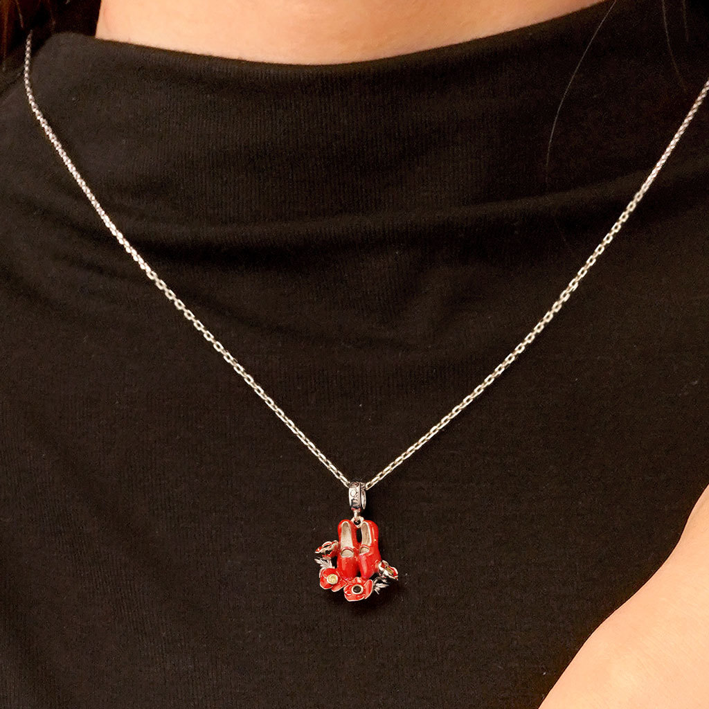 จี้รองเท้าทับทิม image number 4