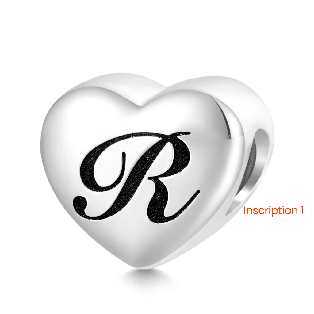 จี้หัวใจที่สามารถสลักตัวอักษรได้ image number 2