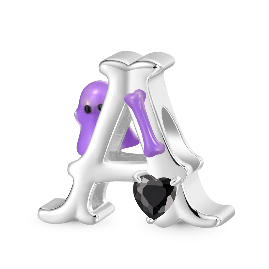 Halloween Horror Elements Letter Charm image number 0