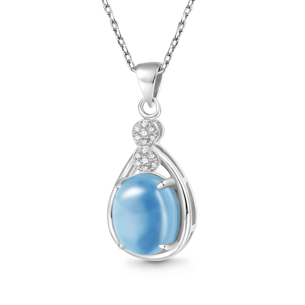 Natural Aquamarine Necklace image number 0